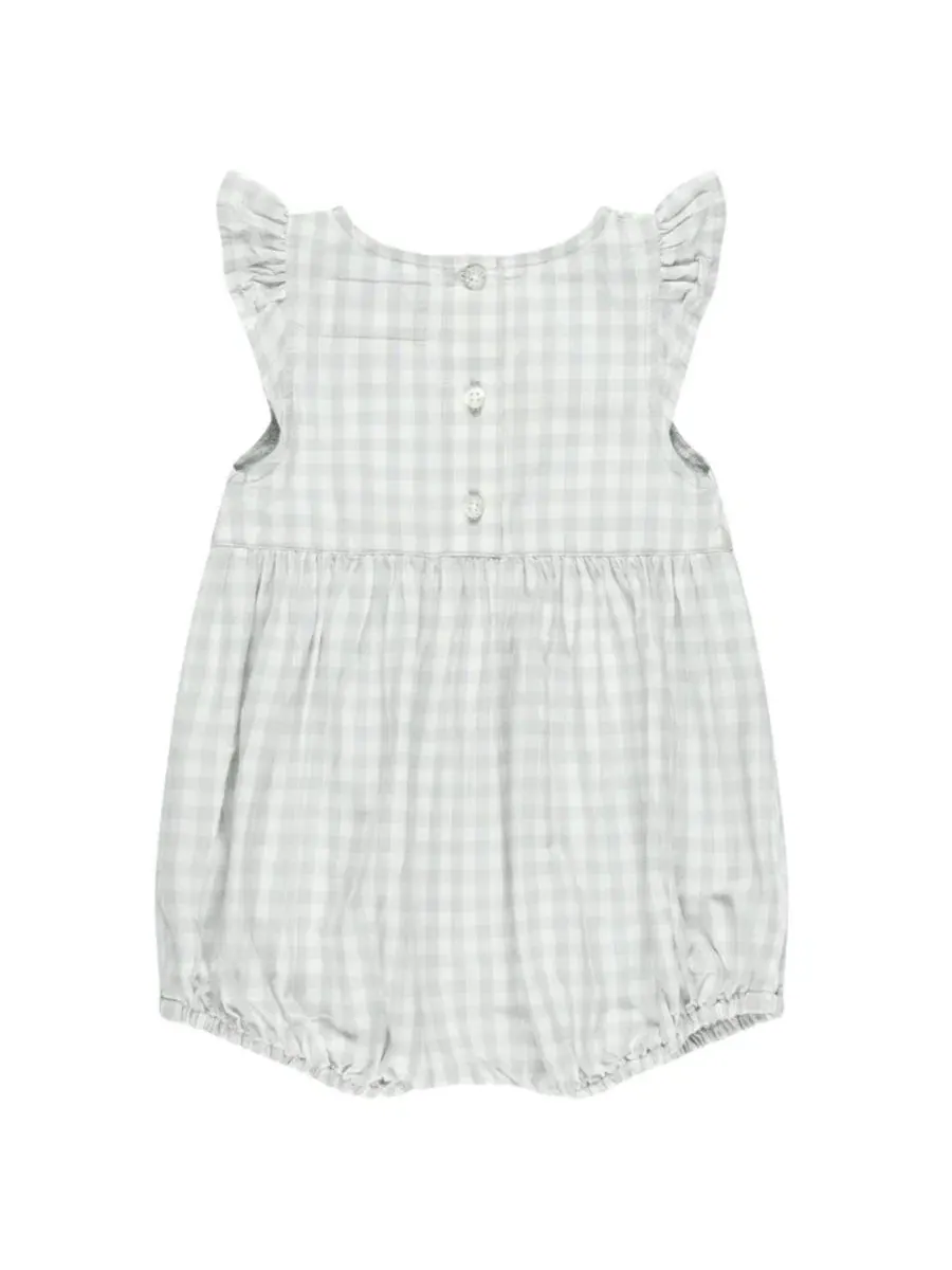 Боди с рюшами Cara Gingham Ruffled Garb — изображение 2 из 3, серый