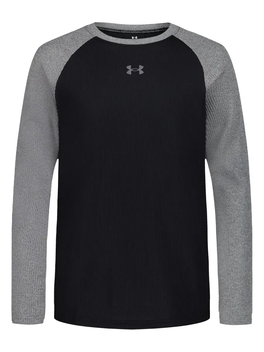 Детская футболка с длинным рукавом, цвет-блок Under Armour