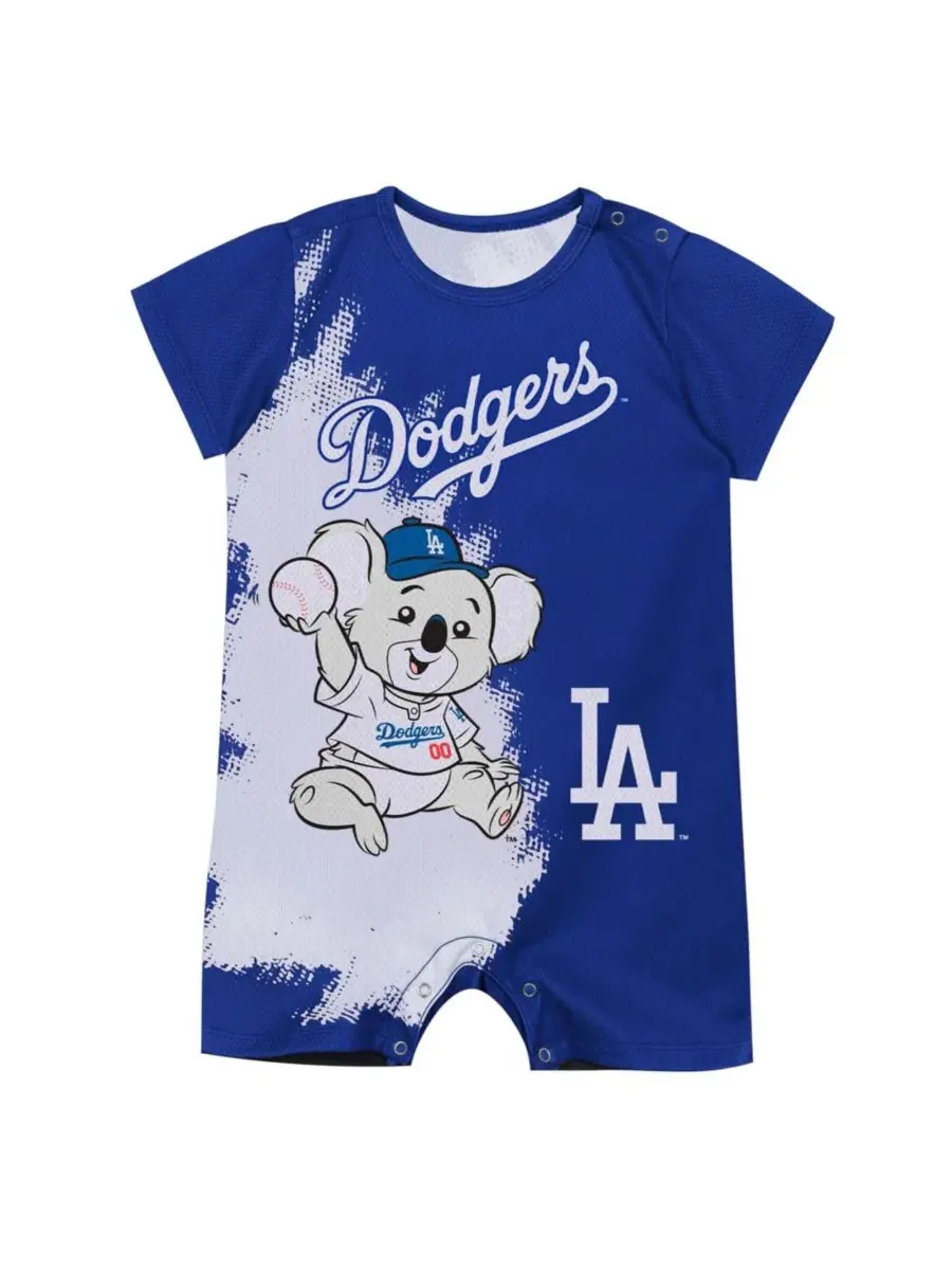 Боди с принтом Los Angeles Dodgers Baby Mascot Outerstuff — изображение 3 из 3, синий