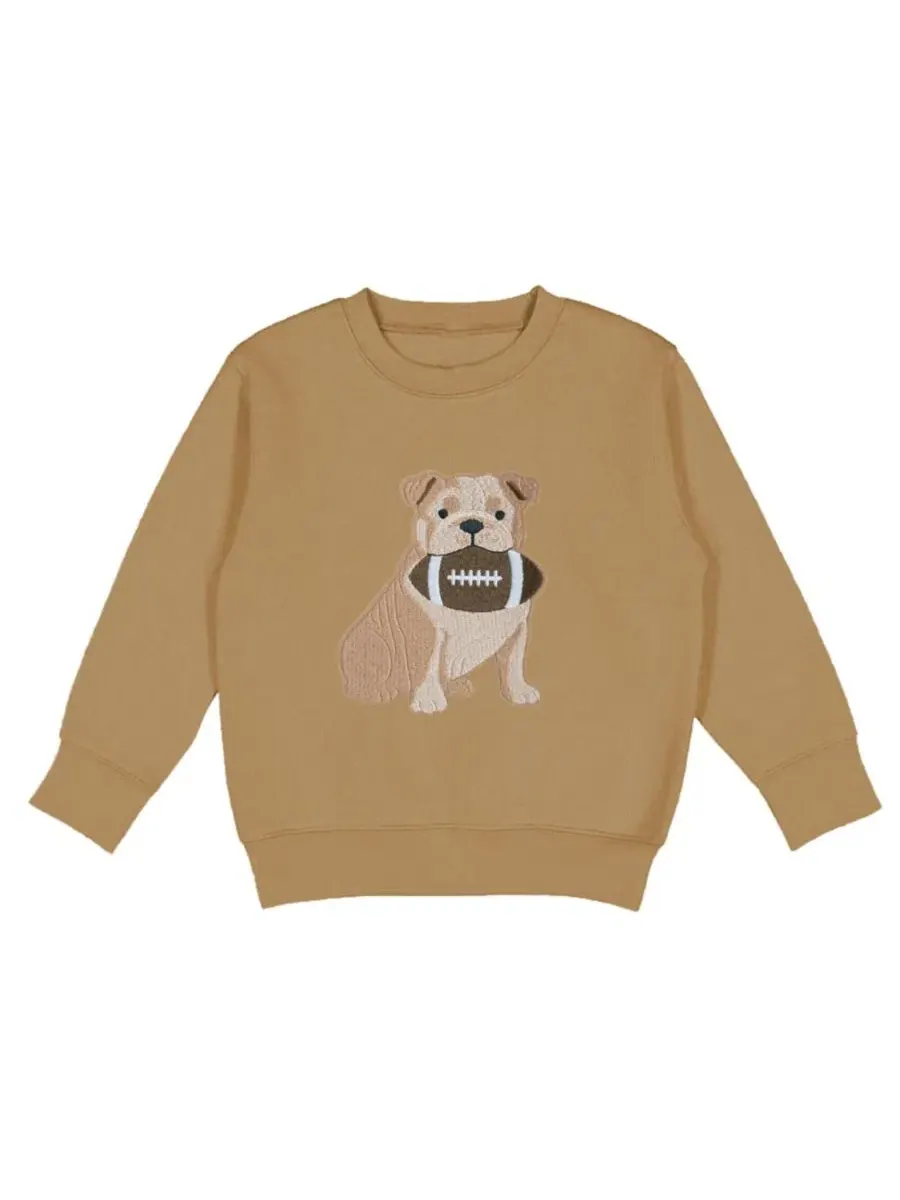 Свитшот с принтом Bulldog Football Patch Sweet Wink