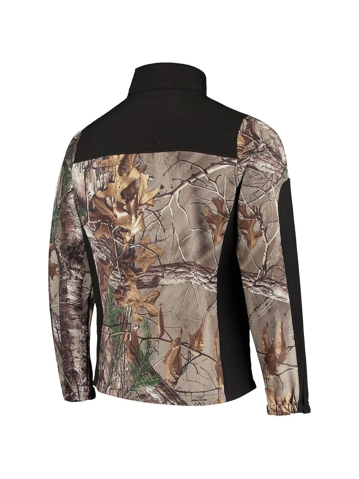 Мужская куртка Realtree Camo и черная Cleveland Browns Circle Hunter Softshell с молнией во всю — изображение 4 из 5, черный