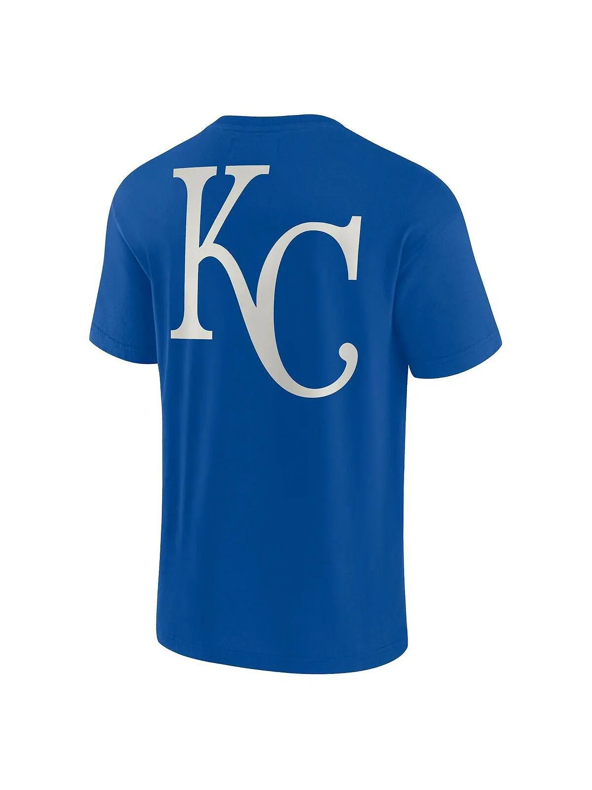 Мужская и женская супермягкая футболка Royal Kansas City Royals с короткими рукавами Fanatics — изображение 2 из 4