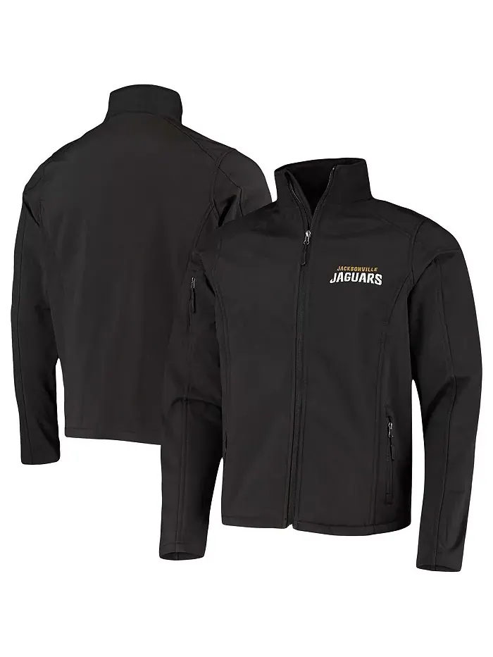 Мужская черная мягкая куртка Sonoma с молнией Jacksonville Jaguars Dunbrooke
