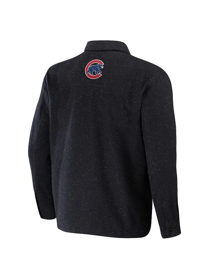 Мужская коллекция Darius Rucker от Black Chicago Cubs Ringstop Кнопка Full-Snap Fanatics — изображение 2 из 3, черный