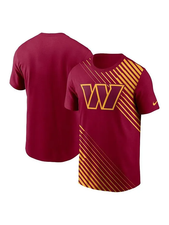 Мужская бордовая футболка Washington Commanders Yard Line Fashion Asbury Nike
