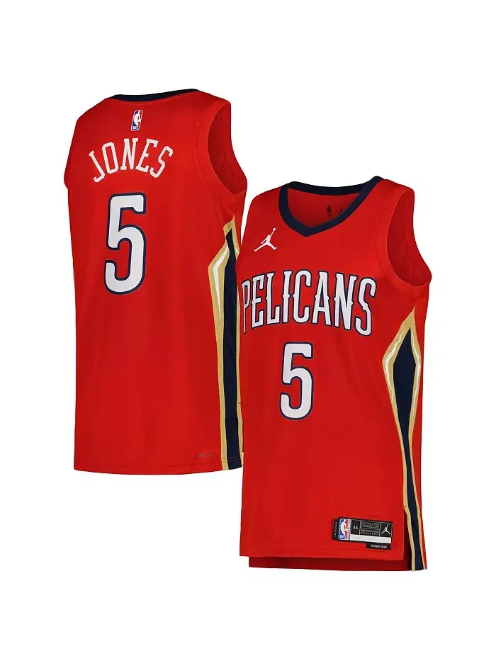Мужская джерси Herbert Jones Red New Orleans Pelicans Replica Swingman - Statement Edition Jordan
