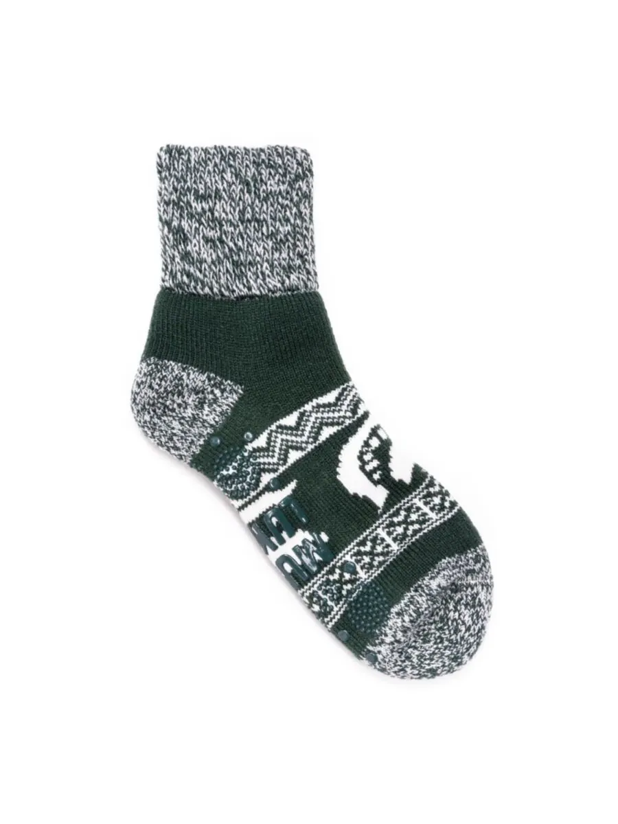 Мужские/унисекс короткие теплоизолирующие носки для игрового дня MUK LUKS, Michigan state
