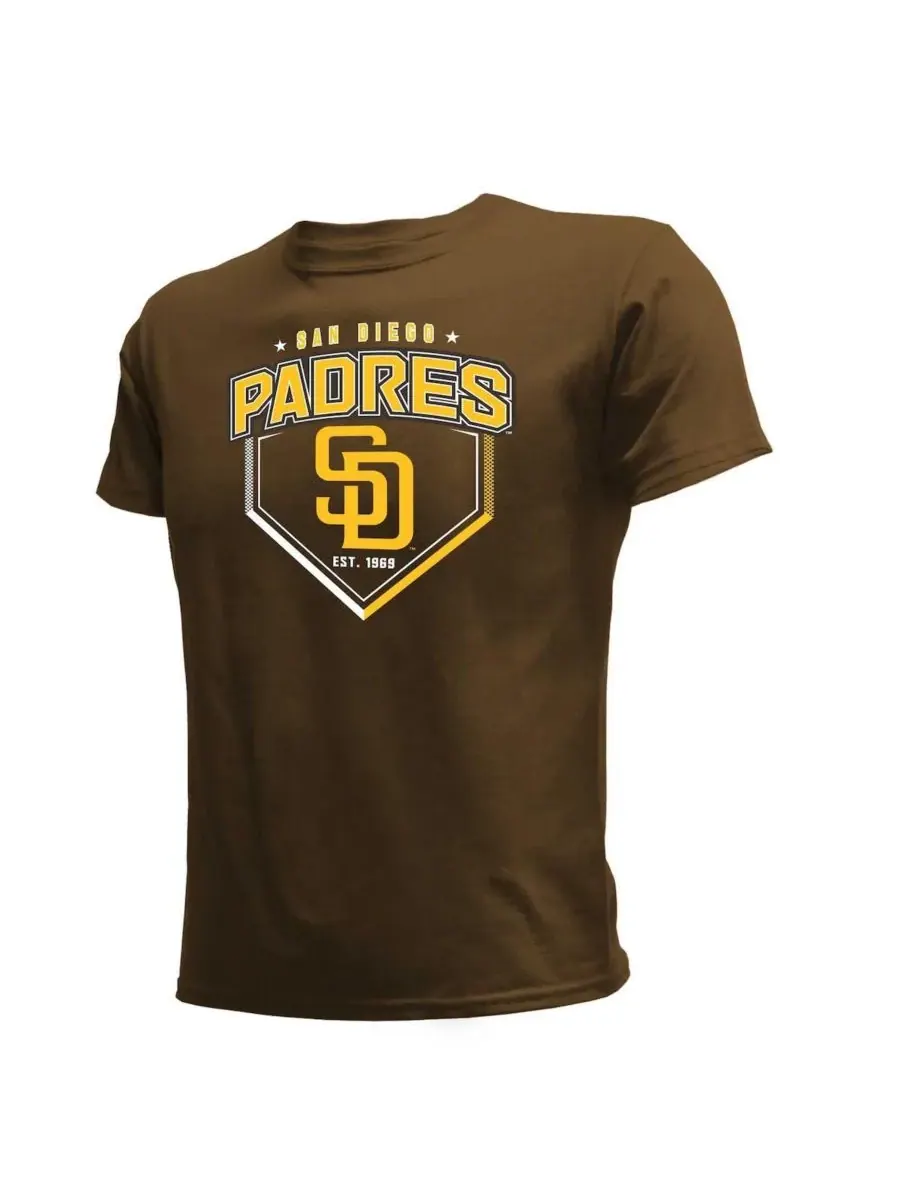Набор из 3 футболок San Diego Padres для мальчиков и девочек Stitches — изображение 3 из 5, серый коричневый