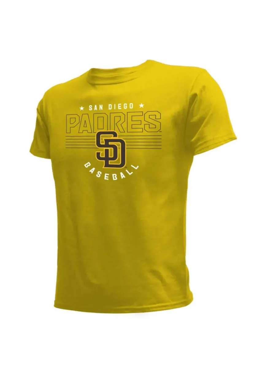 Набор из 3 футболок San Diego Padres для мальчиков и девочек Stitches — изображение 5 из 5, серый коричневый
