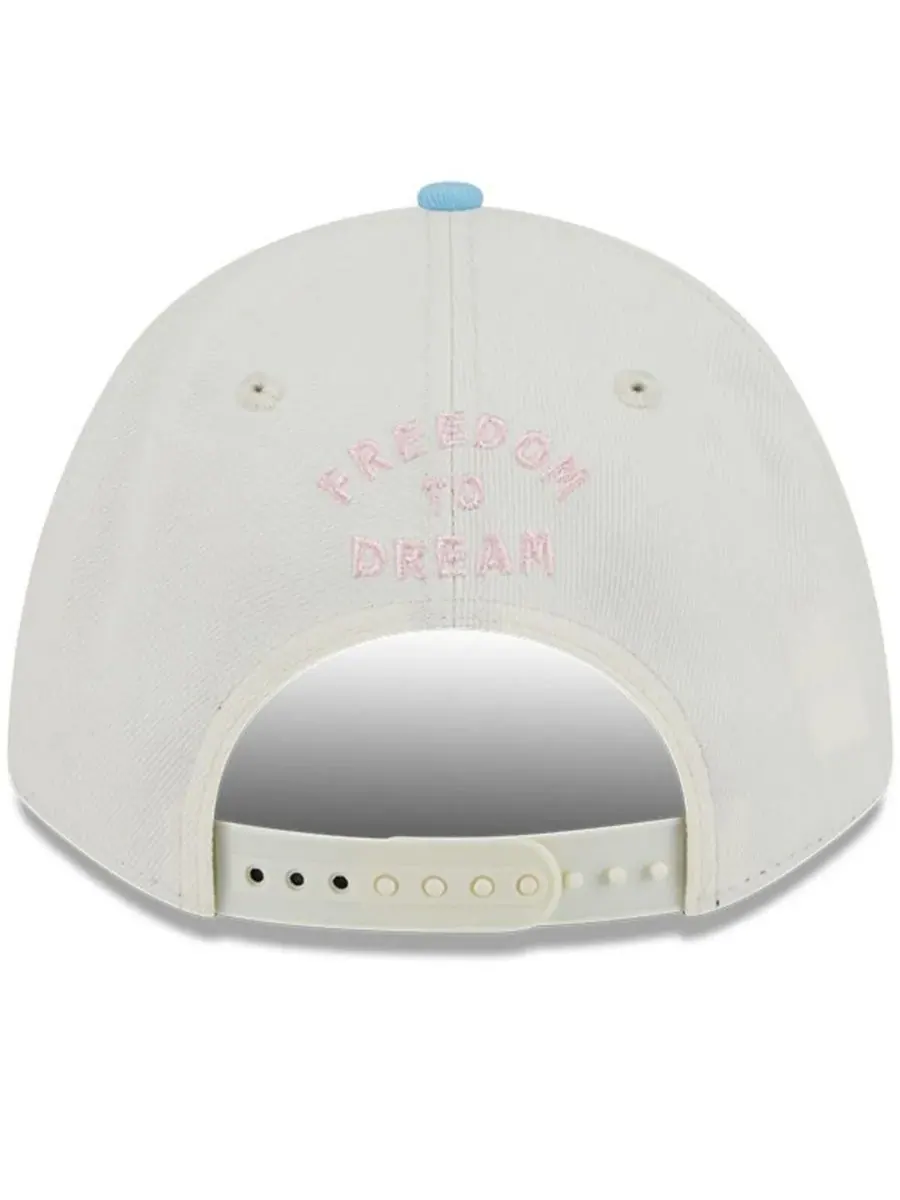 New Era Мужская светло-голубая/белая футболка Inter Miami CF 2025 с регулируемой застежкой-крючком — изображение 4 из 4