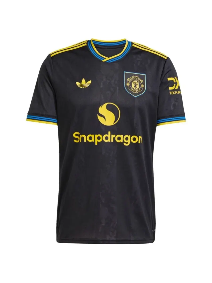 Футболка с коротким рукавом Mason Mount Black Manchester United 2025/26 Third Replica Player Jersey — изображение 2 из 3