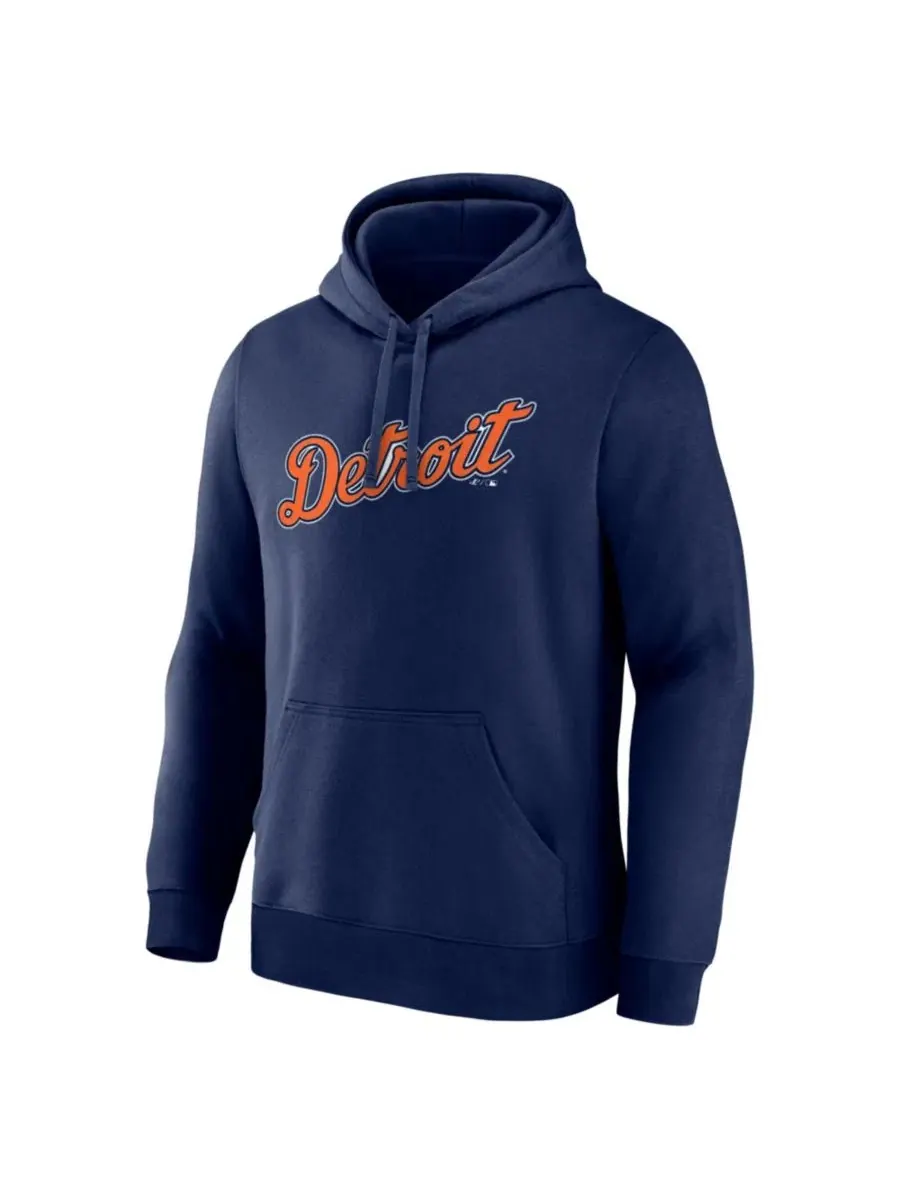 Толстовка-худи Wordmark Logo Athletic — изображение 2 из 3, темно-синий