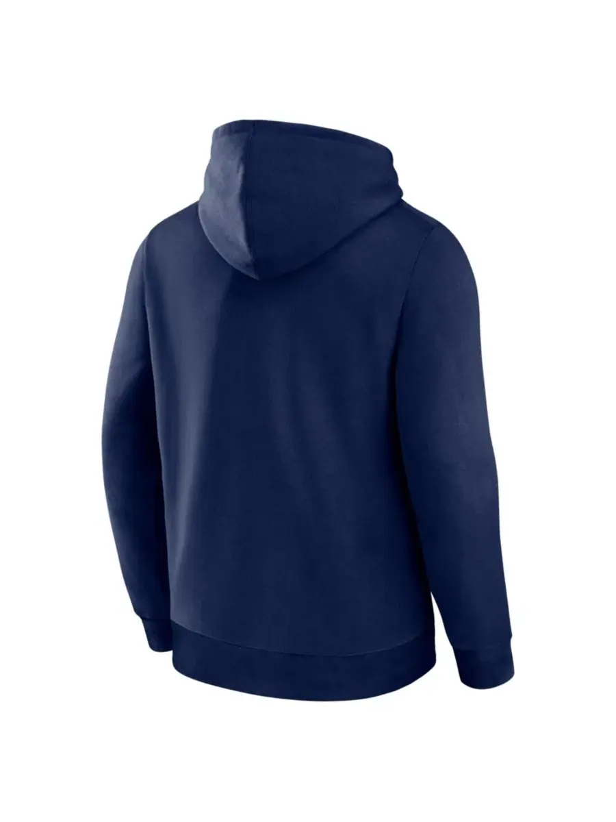 Толстовка-худи Wordmark Logo Athletic — изображение 3 из 3, темно-синий