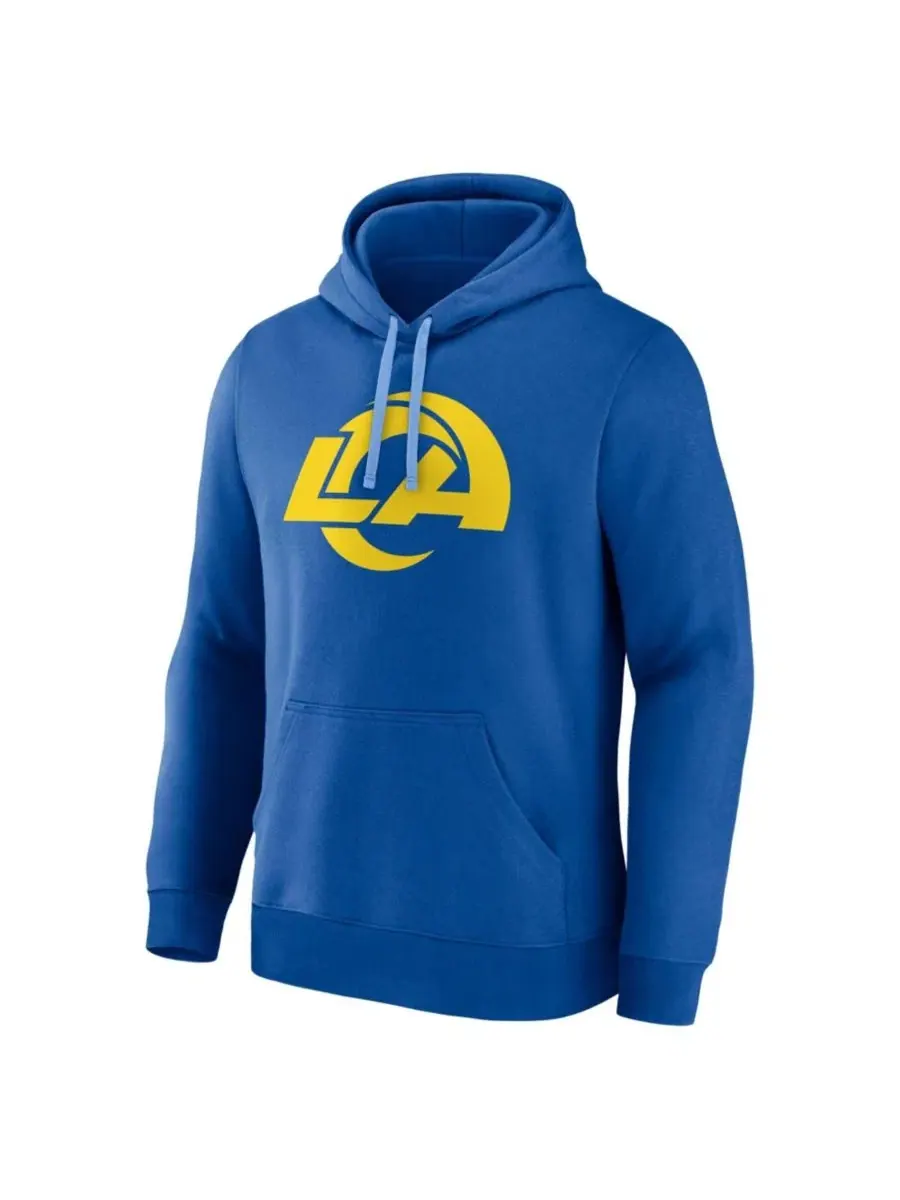 Худи с принтом Los Angeles Rams Primary Logo Logo Athletic — изображение 2 из 2, королевский