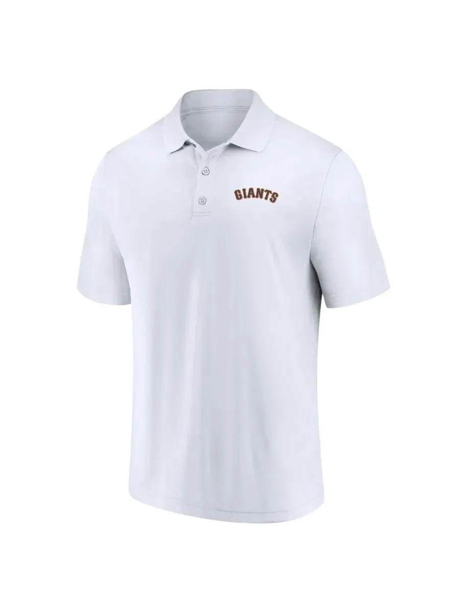 Поло с коротким рукавом, с логотипом San Francisco Giants Fanatics — изображение 2 из 3, белый