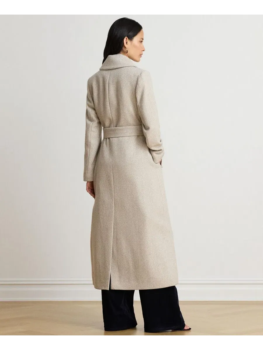 Пальто-тренч с поясом Lauren Ralph Lauren, Truffle Broken Twill — изображение 4 из 5