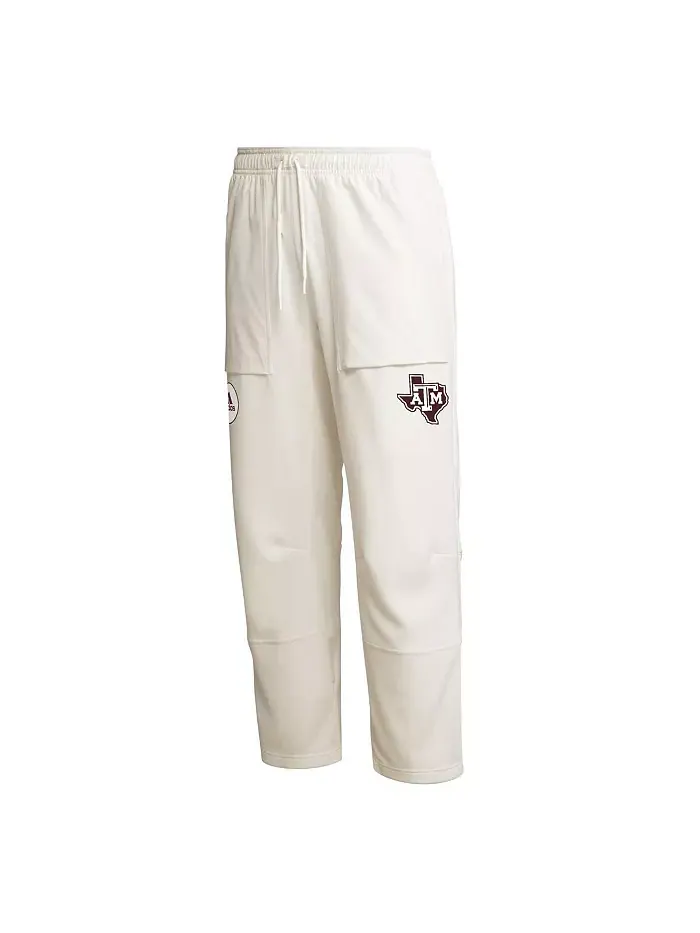 Мужские кремовые брюки Texas A&M Aggies Zero Dye AEROREADY adidas — изображение 2 из 4