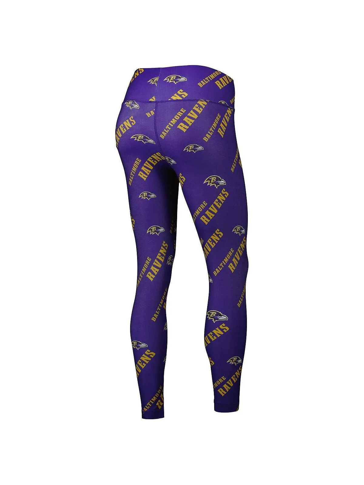 Женские фиолетовые леггинсы с принтом Baltimore Ravens Concepts Sport — изображение 2 из 3, фиолетовый