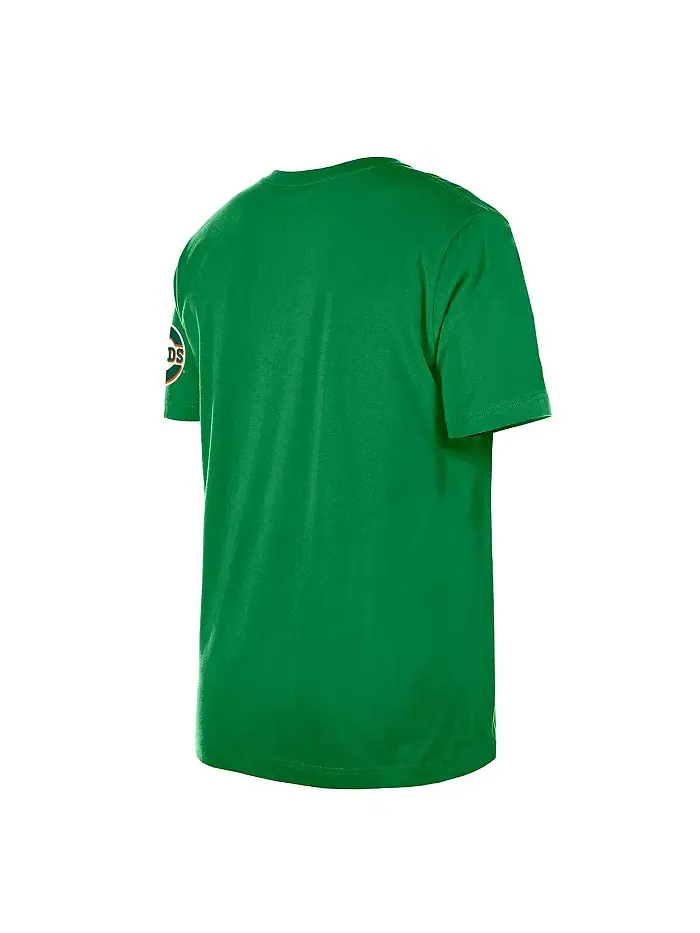 Мужская футболка Kelly Green Cincinnati Reds с клевером ко Дню Святого Патрика New Era — изображение 2 из 3