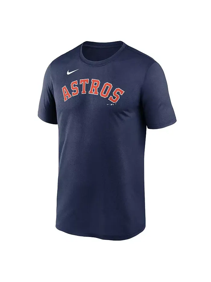 Мужская футболка Houston Astros Fuse Legend темно-синяя Nike — изображение 3 из 3