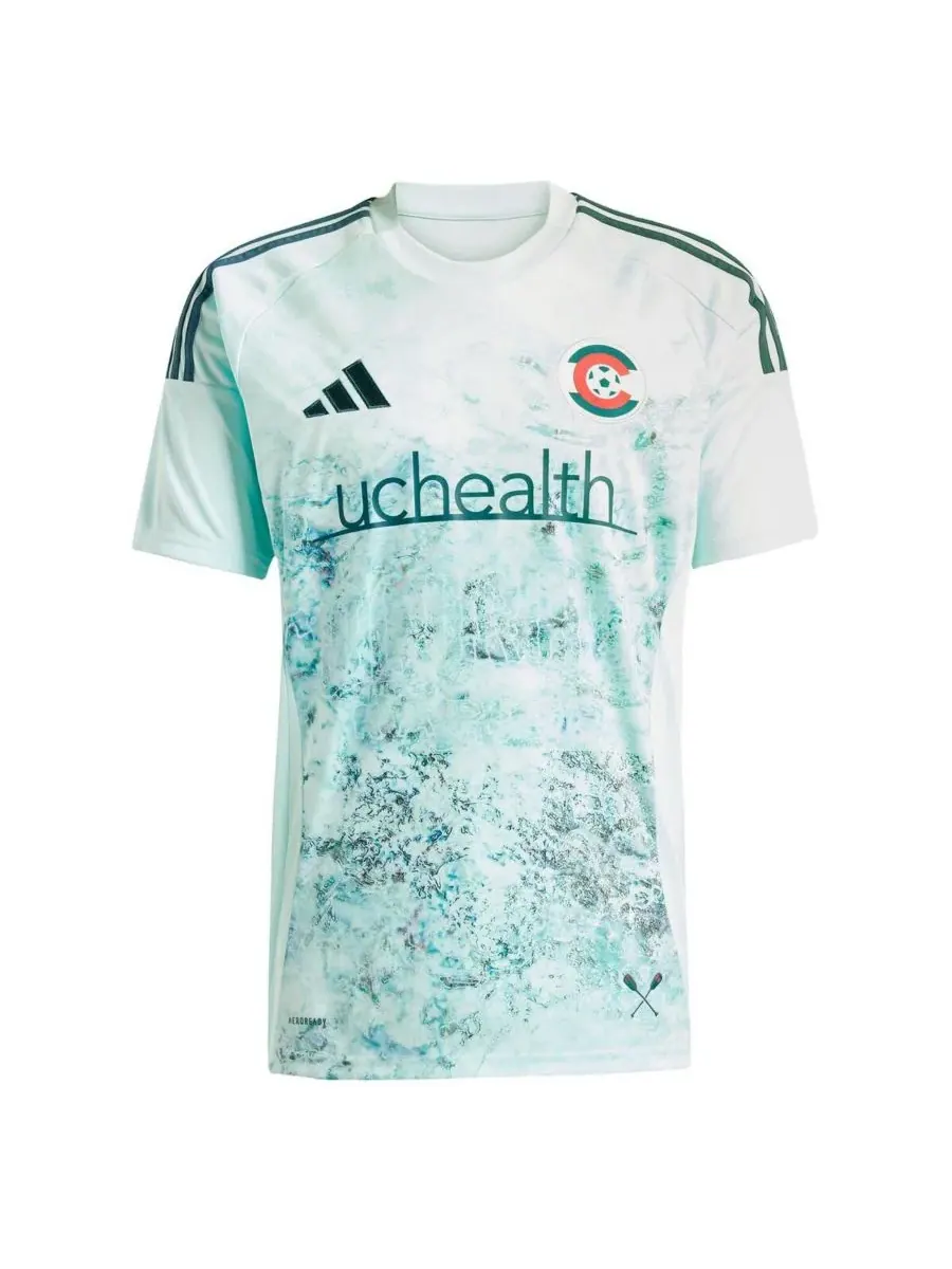 Adidas Мужская зеленая реплика игровой майки Рафаэля Наварро из команды Colorado Rapids сезона 2025 — изображение 2 из 3