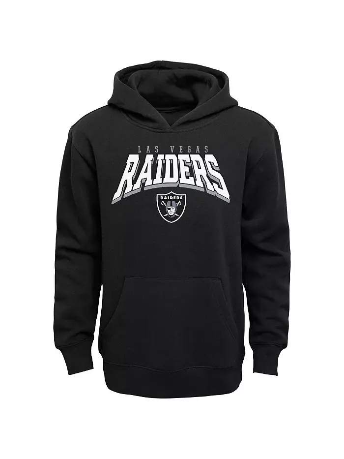 Комплект из флиса Las Vegas Raiders Dynamic Duo: толстовка с капюшоном и спортивные штаны для — изображение 2 из 3