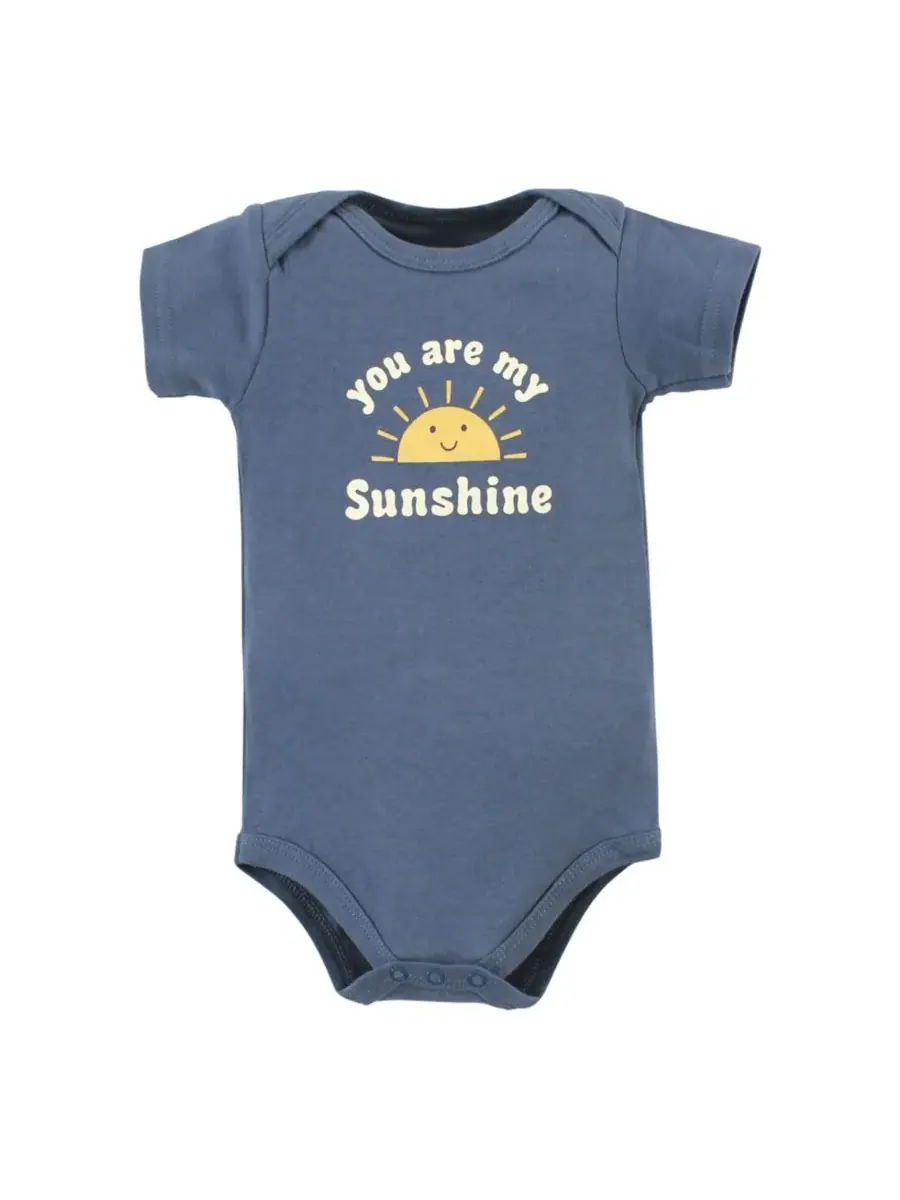 Комплект из двух боди и подходящих по цвету брюк Hudson Baby, Kind Human Short Sleeve — изображение 5 из 6