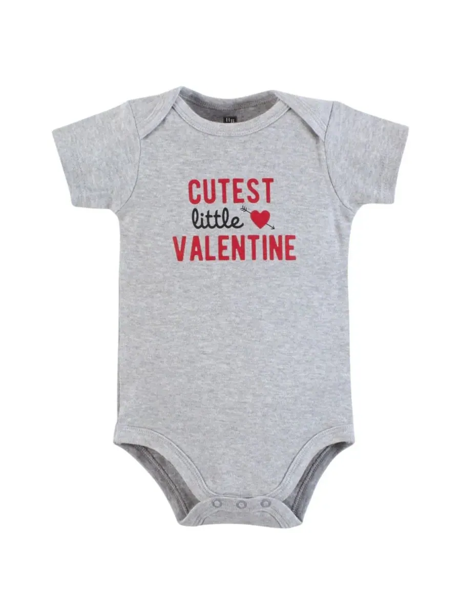Комплект из двух боди и подходящих по цвету брюк Hudson Baby, Cutest Valentine — изображение 3 из 5