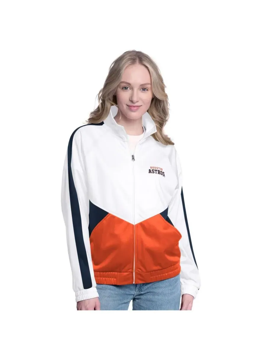 G-III Sports by Carl Banks Женская белая/темно-синяя спортивная куртка Houston Astros Rally с — синий