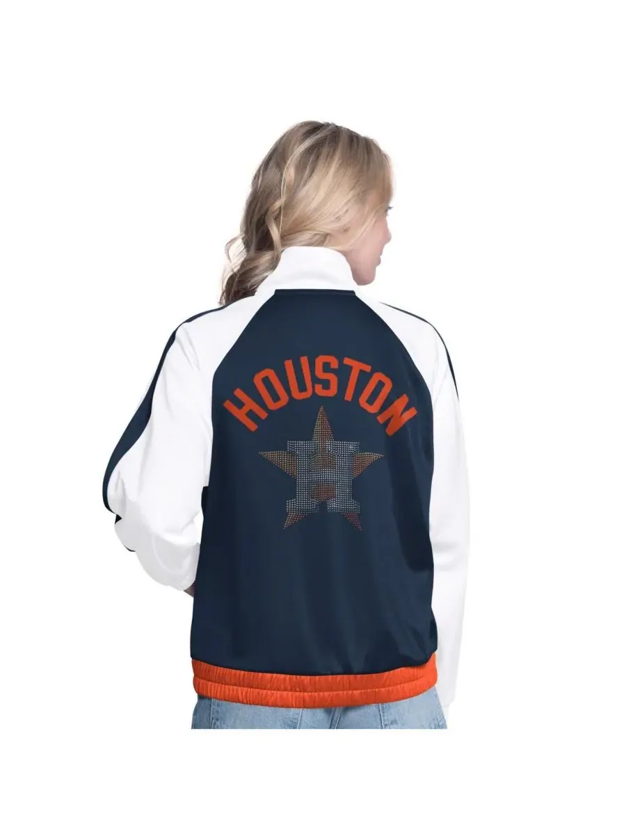 G-III Sports by Carl Banks Женская белая/темно-синяя спортивная куртка Houston Astros Rally с — изображение 2 из 2