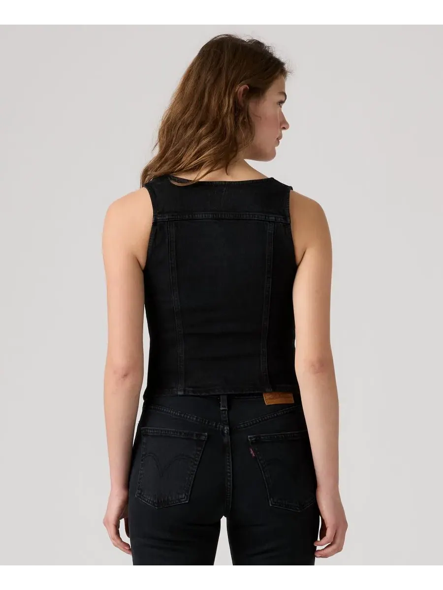 Женский жилет в винтажном стиле с застежкой-молнией спереди Levi'S — изображение 5 из 5