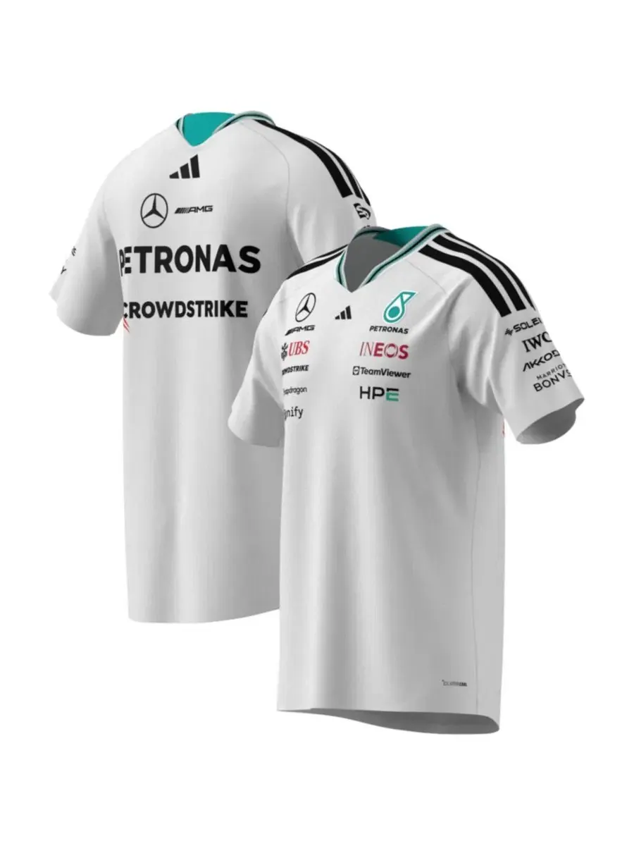 Футболка с длинным рукавом Mercedes-AMG Petronas F1 Team 2026 Driver Authentic Jersey adidas