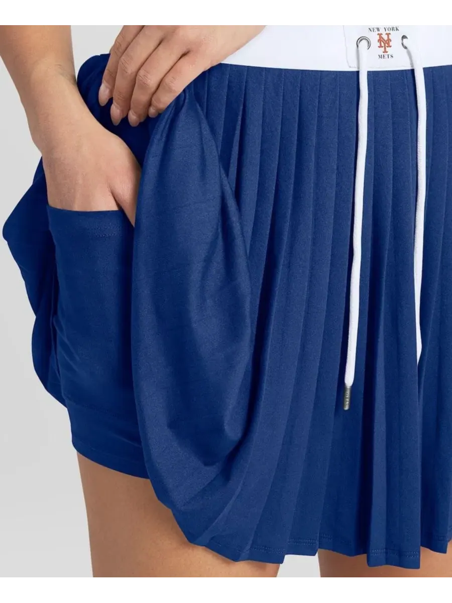 Юбка-шорты с защитным патчем New York Mets WEAR by Erin Andrews — изображение 5 из 5, королевский