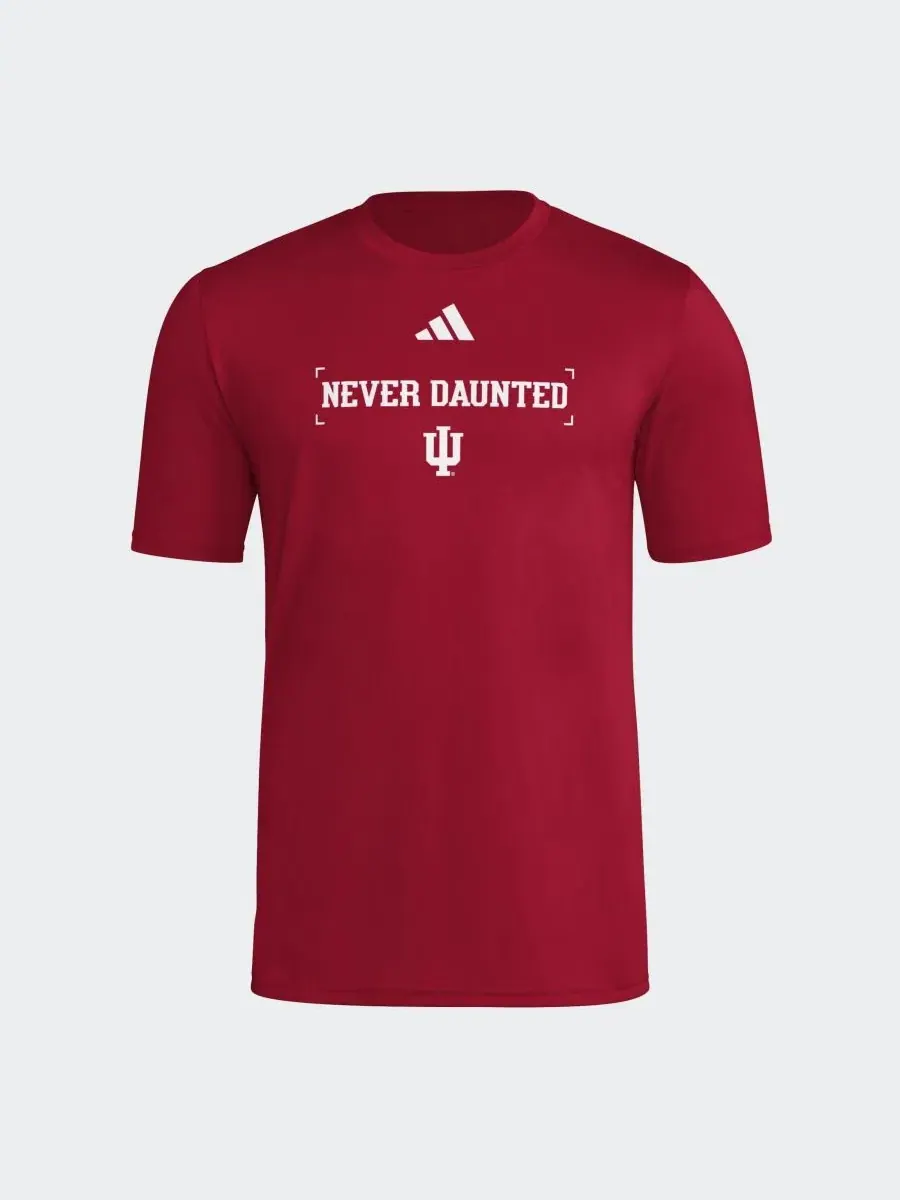 Футболка Indiana Hoosiers Locker Slogan Football Pre-Game adidas