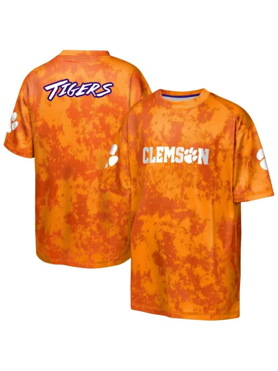Футболка с принтом Clemson Tigers Off-Side Outerstuff