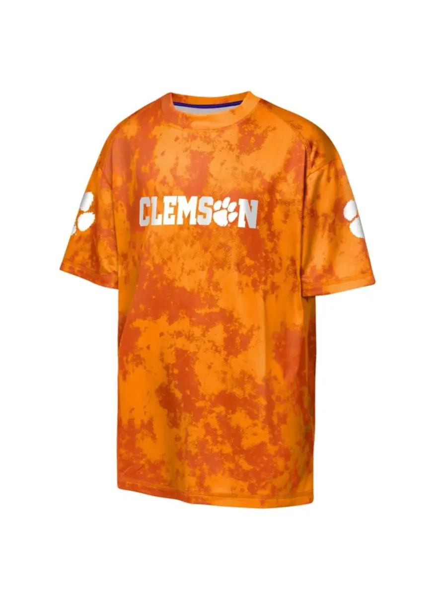 Футболка с принтом Clemson Tigers Off-Side Outerstuff — изображение 2 из 3, оранжевый