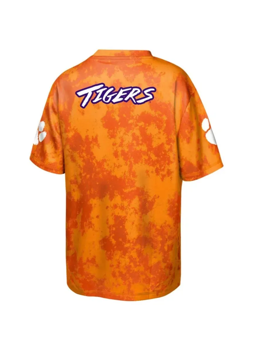 Футболка с принтом Clemson Tigers Off-Side Outerstuff — изображение 3 из 3, оранжевый