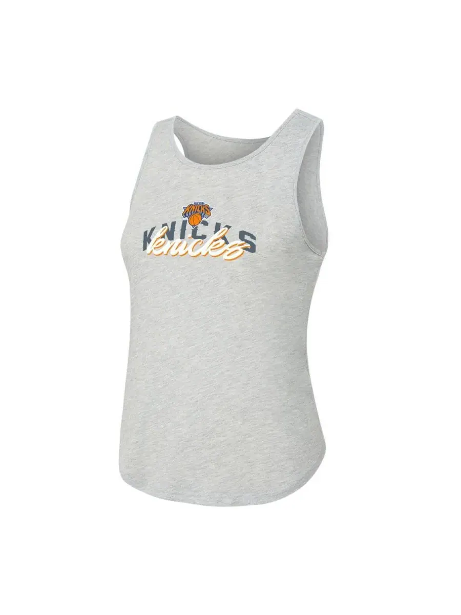 Комплект для сна с майкой и брюками New York Knicks Regulate Concepts Sport — изображение 2 из 5, синий серый