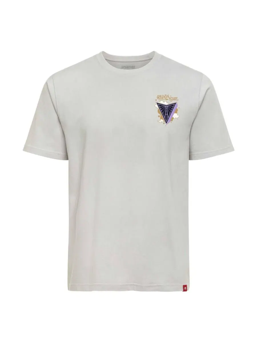 Футболка с длинным рукавом Sportiqe x 2PAC California Love Gray Golden State Valkyries Duke T-Shirt — изображение 3 из 3