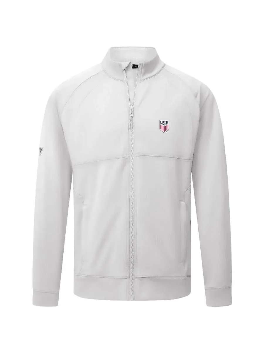 Мужская куртка-бомбер с вышивкой USMNT LevelWear — изображение 2 из 3, белый