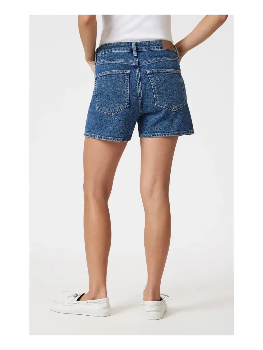 Шорты джинсовые с высокой посадкой Heidi Mavi Jeans, Dark Shaded 90'S — изображение 5 из 5