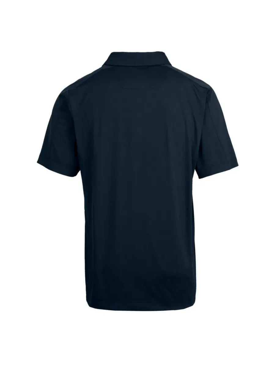 Поло с текстурой жакард Cutter & Buck Navy Milwaukee Brewers Prospect Textured Stretch Big Tall — изображение 2 из 3