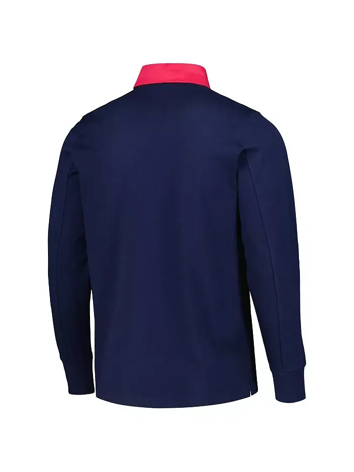 Мужская дорожная поло с длинным рукавом St. Louis City SC Player Navy 2023 adidas — изображение 3 из 3