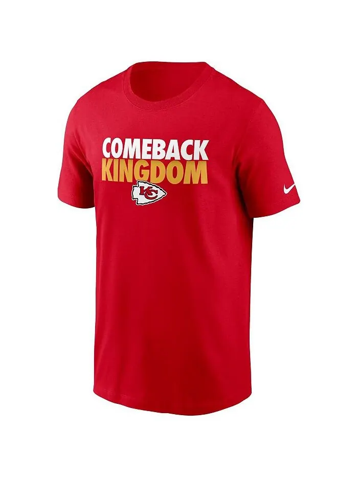 Мужская красная футболка Comeback Kansas City Chiefs Hometown Collection Nike — изображение 2 из 3, красный