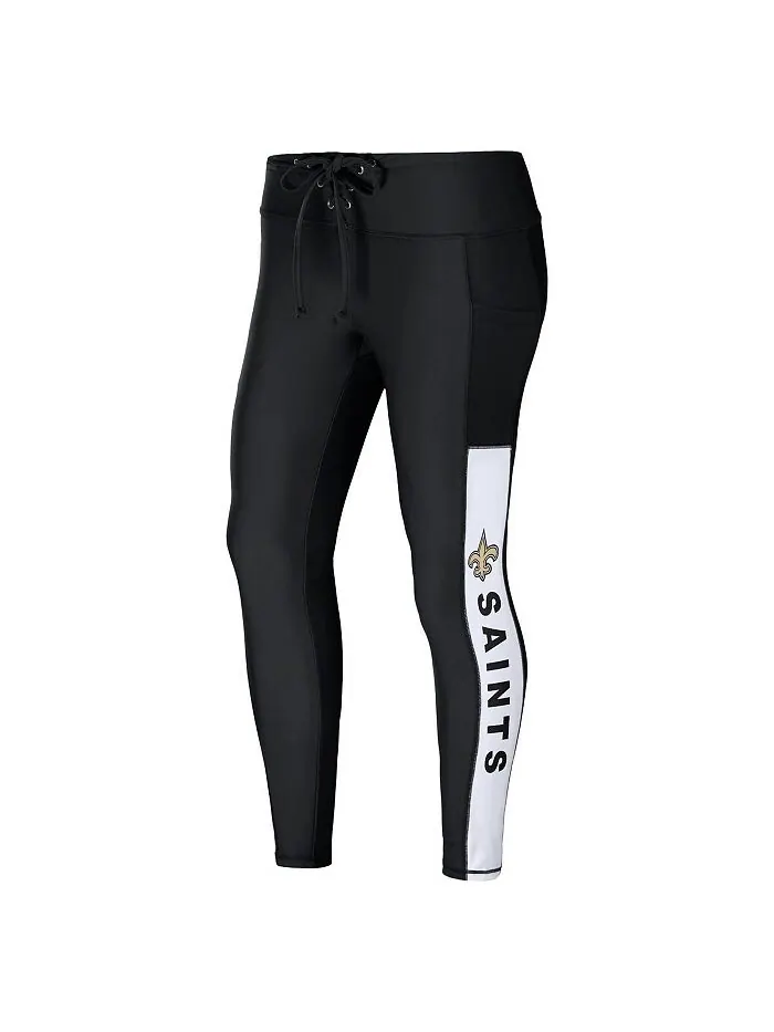 Женские черные леггинсы New Orleans Saints WEAR by Erin Andrews — изображение 3 из 4, черный