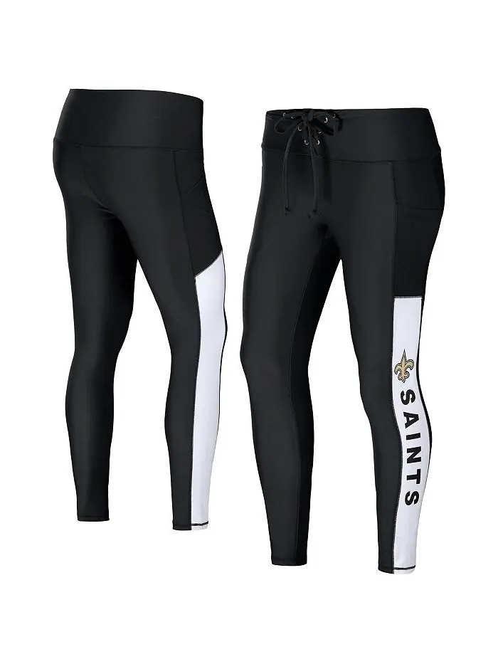 Женские черные леггинсы New Orleans Saints WEAR by Erin Andrews — изображение 4 из 4, черный