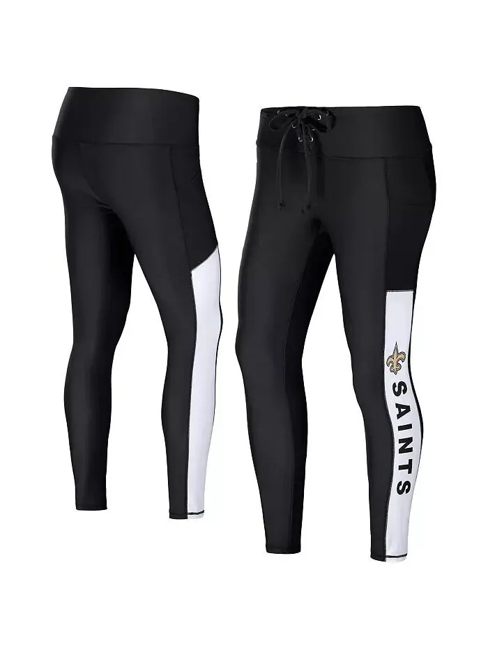 Женские черные леггинсы New Orleans Saints Wear By Erin Andrews — изображение 1 из 4