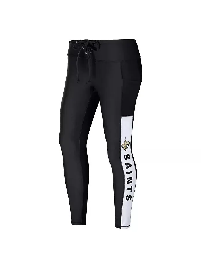 Женские черные леггинсы New Orleans Saints Wear By Erin Andrews — изображение 3 из 4