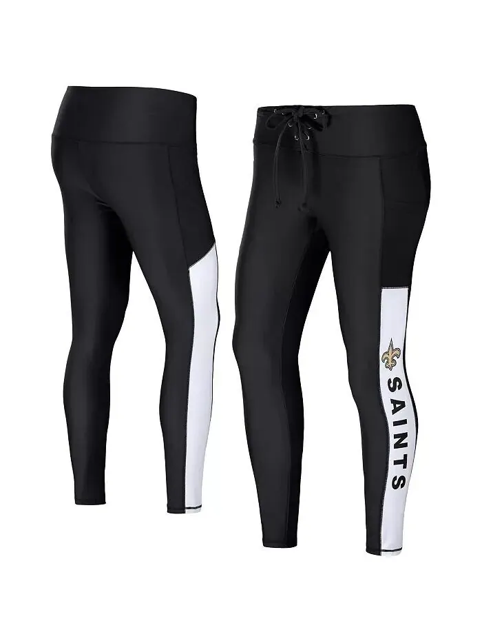 Женские черные леггинсы New Orleans Saints Wear By Erin Andrews — изображение 4 из 4