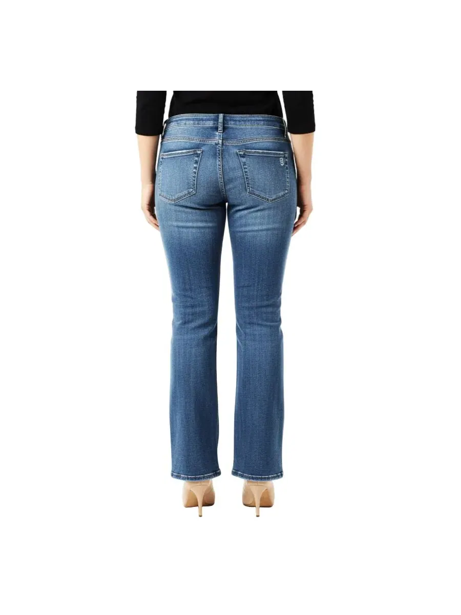 Джинсы женские с высокой посадкой, клеш, бренд SLINK Jeans, Calantha — изображение 2 из 3